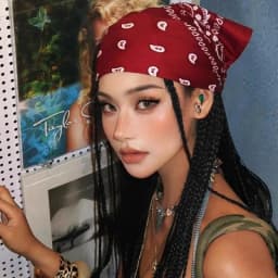 Unisex Men Women Bandana Hairband Cowboy Mens Biker Sports Headwear Wrist Hairwrap Single Sided Head Wrap Scarf Paisley
