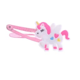 4PCS Unicorn Hair Clips Barrettes for Girls Hair Pins, Cute Hair Clips Metal Snap Barrettes Sparkly Hair Accessories