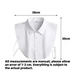 Universal Fake Collar for Men Women Professional Formal Wear High Quality Fabric All Season Comfort Easy Match Business Office