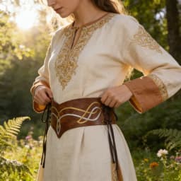 Medieval Wide Leather Armor Belt Steampunk Waist Costume Accessory Women Men Viking Knight Antique Waistband For Larp Cosplay
