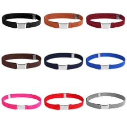 Stretch Waist Belt with Buckle 60-80cm Kids 2.5cm Width Kids Elastic Belts Boy Girl Children Adjustable Elastic Canvas Waistband