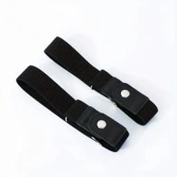 2pcs/set No Buckle Elastic Belt For Stretch Belt For Pants Jeans Casual Buckle Free Adjustable Invisible Belt