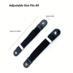 2pcs/set No Buckle Elastic Belt For Stretch Belt For Pants Jeans Casual Buckle Free Adjustable Invisible Belt