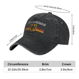 Deutschland Flag Eagle German Casual Baseball Cap For Women Men Summer Hiking Trucker Hat Fashion Wholesale Snapback Cap