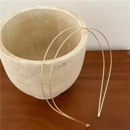New Thin Gold Color Headbands Women Multilayer Alloy Hair Hoop Double Root Metal Hair Bands Hair Accessories Smooth Head Hoop