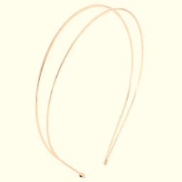 New Thin Gold Color Headbands Women Multilayer Alloy Hair Hoop Double Root Metal Hair Bands Hair Accessories Smooth Head Hoop