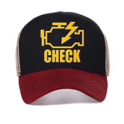Mechanic Auto Repair Check Engine Light baseball cap Funny Birthday Gift For Men Father Husband Daddy caps mesh trucker hats