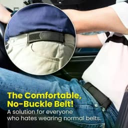 No Buckle Elastic Belts For Women Men Outdoor Leisure Lazy Stretch Belt For Pants Adjustable Invisible Belts