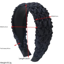 Korean Fashion Braided Wide Hairband Sweet Woven Braid Headband Face Slimming Hair Hoop Elegant Hair Accessories