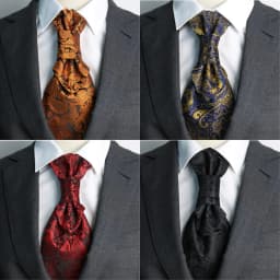 Casual Jacquard Floral Neck Ties Gravatas Ascots Business Formal Tie Woven Bowknot Wedding Necktie Gentleman Party