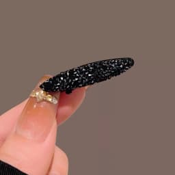 Mini Shiny Rhinestone Hair Clips for Women Bangs Side Clips Bling Crystal Duckbill Barrettes Fashion Hair Accessories Daily Wear