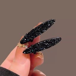 Mini Shiny Rhinestone Hair Clips for Women Bangs Side Clips Bling Crystal Duckbill Barrettes Fashion Hair Accessories Daily Wear