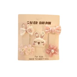 Cute Bunny Rabbit Hair Clips For Baby Girls Sweet Bow Flower Hairpins Toddler Kids Hair Barrettes No Hurt Hair Accessories 2026