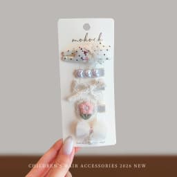 Cute Bunny Rabbit Hair Clips For Baby Girls Sweet Bow Flower Hairpins Toddler Kids Hair Barrettes No Hurt Hair Accessories 2026