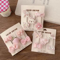 Cute Bunny Rabbit Hair Clips For Baby Girls Sweet Bow Flower Hairpins Toddler Kids Hair Barrettes No Hurt Hair Accessories 2026