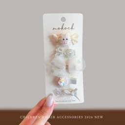 Cute Bunny Rabbit Hair Clips For Baby Girls Sweet Bow Flower Hairpins Toddler Kids Hair Barrettes No Hurt Hair Accessories 2026