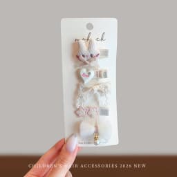 Cute Bunny Rabbit Hair Clips For Baby Girls Sweet Bow Flower Hairpins Toddler Kids Hair Barrettes No Hurt Hair Accessories 2026