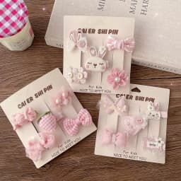 Cute Bunny Rabbit Hair Clips For Baby Girls Sweet Bow Flower Hairpins Toddler Kids Hair Barrettes No Hurt Hair Accessories 2026