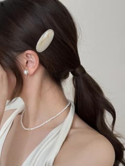 2pcs/set Acetate Hair Clip Barrettes Small Size Oval Geometric Side Pins Colorful Hairpin Cute Sweet Women Hair Accessories