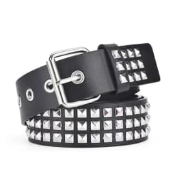 Trend Punk Rivet Belt Retro Y2K Heavy Metal Belt Nightclub Rock Style Belt Fashion Decoration