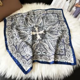 70*70cm Square Silk Scarf Women Luxury Design Satin Shawl Ladies Zebra Print Head Bandana Small Neck Muffler Hair Hijab Scarves
