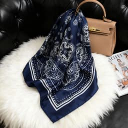 70*70cm Square Silk Scarf Women Luxury Design Satin Shawl Ladies Zebra Print Head Bandana Small Neck Muffler Hair Hijab Scarves