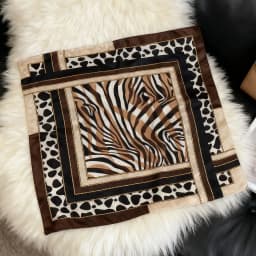 70*70cm Square Silk Scarf Women Luxury Design Satin Shawl Ladies Zebra Print Head Bandana Small Neck Muffler Hair Hijab Scarves