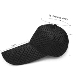 New 14cm Long Brim Sun Hat Big Size Sunshade Baseball Caps Large Head Mesh Fishing Hat Men