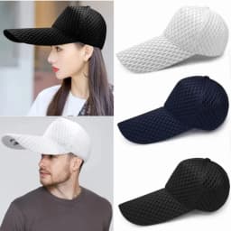 New 14cm Long Brim Sun Hat Big Size Sunshade Baseball Caps Large Head Mesh Fishing Hat Men
