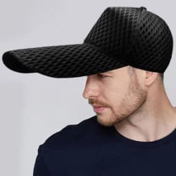New 14cm Long Brim Sun Hat Big Size Sunshade Baseball Caps Large Head Mesh Fishing Hat Men