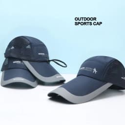 Hip Hop Gorras Printing Baseball Caps Adjustable Retro Fishing Cap Anti-Sun Dacron Sunscreen and Shading Hat