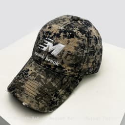Retro Camouflage Embroidered Letters Baseball Hats Sunshade Street Versatile New Men Women American Peaked Caps Hip-hop Fashion