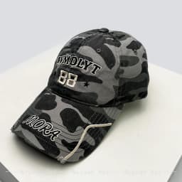 Retro Camouflage Embroidered Letters Baseball Hats Sunshade Street Versatile New Men Women American Peaked Caps Hip-hop Fashion