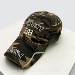 Retro Camouflage Embroidered Letters Baseball Hats Sunshade Street Versatile New Men Women American Peaked Caps Hip-hop Fashion