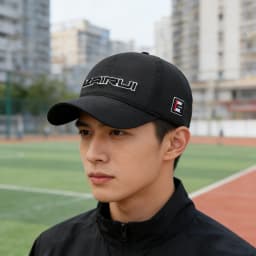 Summer New Mr. Kerry Laser Perforated Baseball Cap with 3D Embroidery, Short Brim Work Hat, Sun Hat