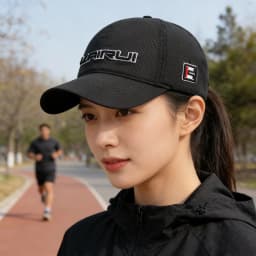 Summer New Mr. Kerry Laser Perforated Baseball Cap with 3D Embroidery, Short Brim Work Hat, Sun Hat