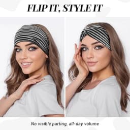 1PC Leopard Print Twisted Headbands For Women Elastic Wide Hair Bands Fashion Boho Hair Accessories For Daily Wear Yoga Sports