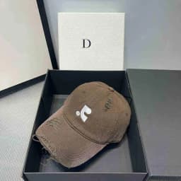 Korean Vintage Washed Distressed Baseball Cap, Unisex Embroidered UPF 50+ Sun Protection Design, For Summer Outdoor Daily Casual