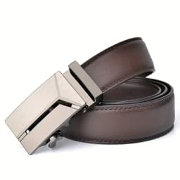 Men's Luxury Belt Automatic Buckle Soft Leather Waistband 105-140 150 160 170cm Plus Size Belts Versatile for Casual Pants Jeans