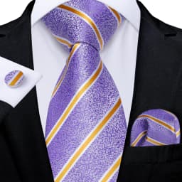 Paisley Floral Men's Ties Jacquard Wedding Accessories Neck Tie Set Handkerchief Cufflinks Gift For Men