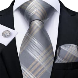 Paisley Floral Men's Ties Jacquard Wedding Accessories Neck Tie Set Handkerchief Cufflinks Gift For Men