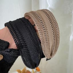 Good Quality Retro Lace Wide Headwear Elegant Headband for Women Girls Vintage Hairband Hoop for Hair Accessories