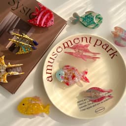 NEW Eco-Friendly Acetate Cute Fish Collection Hair Claw Colorful Underwater Animals Hair Claw Clips Hair Accessories for Women