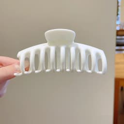 Simplicity Soft Silicone Keel Hair Clip for Woman Solid Color Elegant Shark Clip Fashionable Girl Back Head Hair Clamp