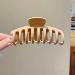 Simplicity Soft Silicone Keel Hair Clip for Woman Solid Color Elegant Shark Clip Fashionable Girl Back Head Hair Clamp