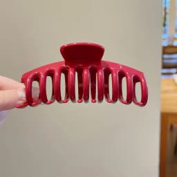 Simplicity Soft Silicone Keel Hair Clip for Woman Solid Color Elegant Shark Clip Fashionable Girl Back Head Hair Clamp