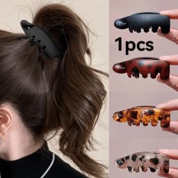1pcs Women'S Non-Slip Banana Hair Clips,High Ponytail Fixing Tool,For Ponytails, Buns,Curly Hair Clips For Everyday Occasions