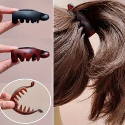 1pcs Women'S Non-Slip Banana Hair Clips,High Ponytail Fixing Tool,For Ponytails, Buns,Curly Hair Clips For Everyday Occasions