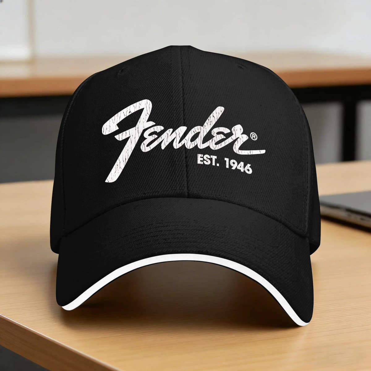 Fender Jimi Hendrix Electric Guitar Baseball Cap Fashion Trucker Hat Summer Unisex-Teens Outdoor Sport Snapback Cap