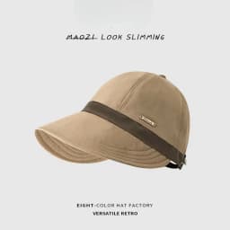 Waffle-patterned Women's Duckbill Cap for Outdoor Sports Sun Protection, Fashionable and Versatile Sun Hat for Spring and Summer